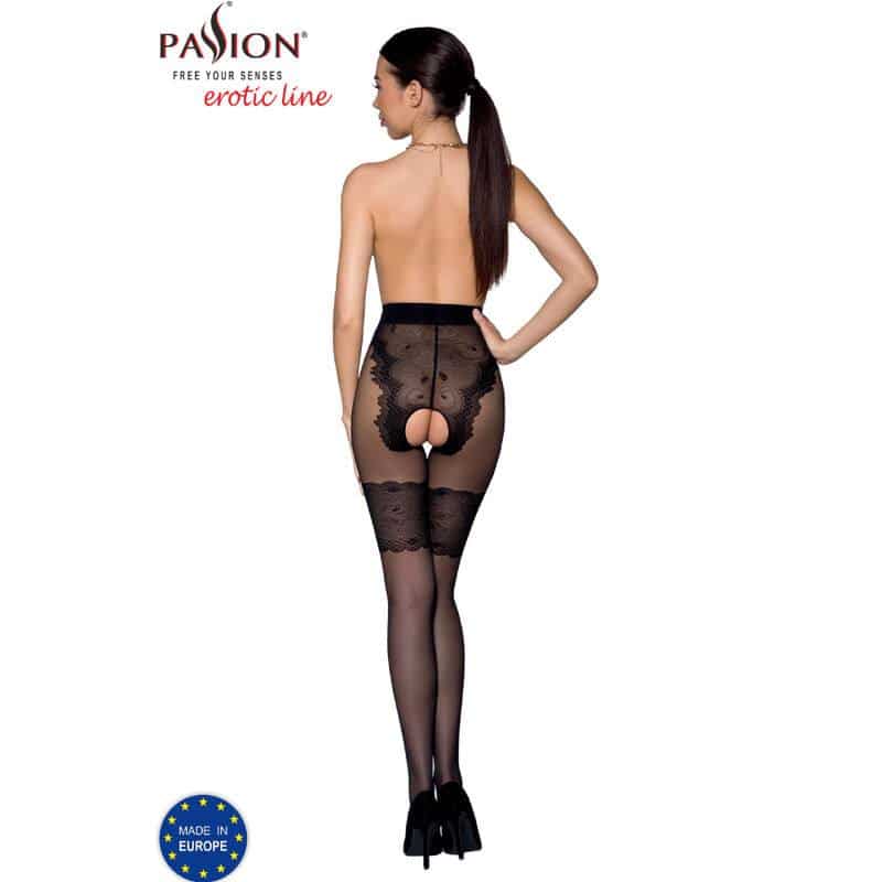 Passion - TIOPEN 013 Black 3/4 TIGHTS WITH THIGH OPENING 20/40 DEN Passion - TIOPEN 013 Black 3/4 TIGHTS WITH THIGH OPENING 20/40 DEN