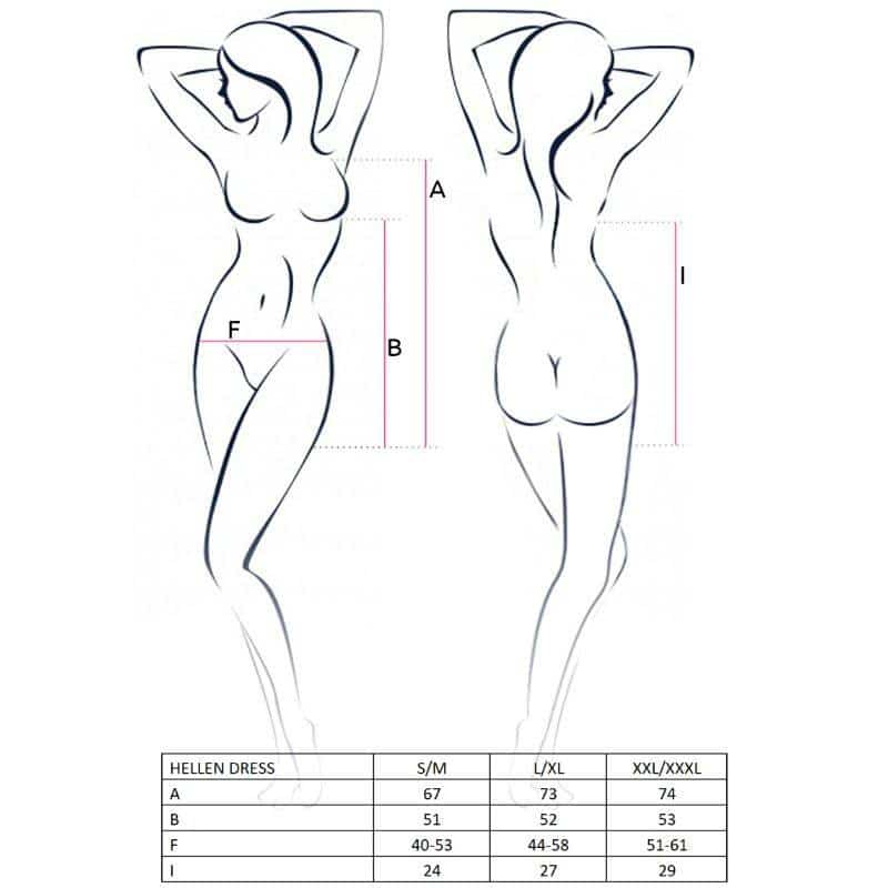 Passion - VESTIDO E TANGA FANTÁSTICOS HELLEN TAMANHO S/M Passion - VESTIDO E TANGA FANTÁSTICOS HELLEN TAMANHO S/M