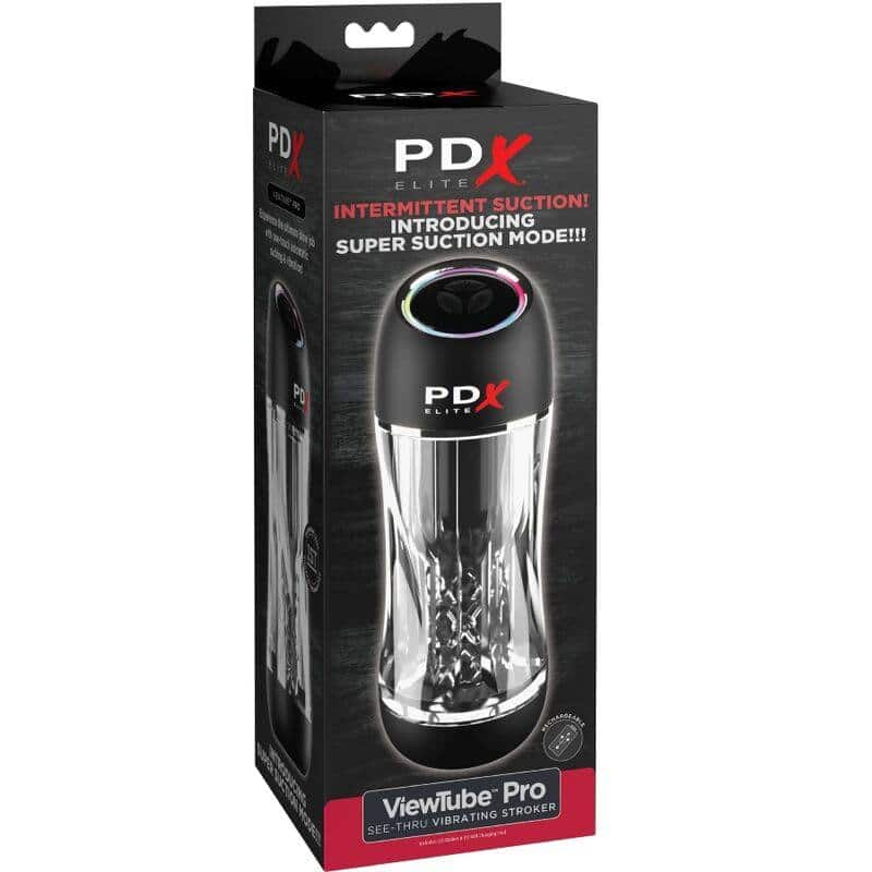 Pdx Elite Transparent Stroker with Intermittent Suction Pdx Elite Transparent Stroker with Intermittent Suction