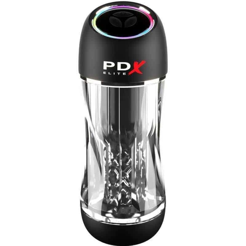 Pdx Elite Transparent Stroker with Intermittent Suction