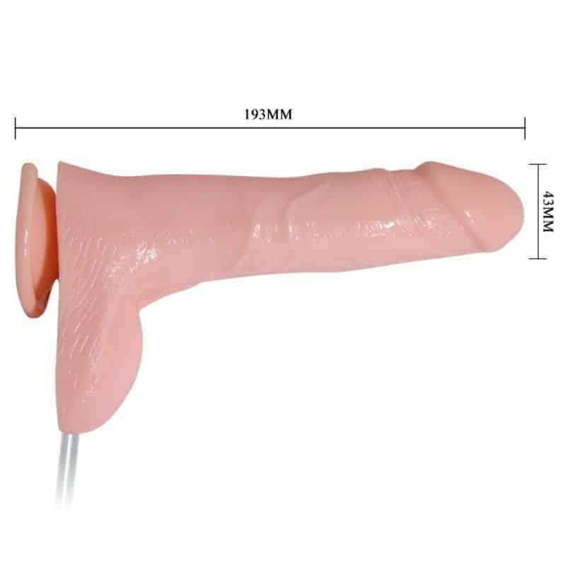 Realistic Vibrator Baile with Ejaculation Spray Realistic Vibrator Baile with Ejaculation Spray