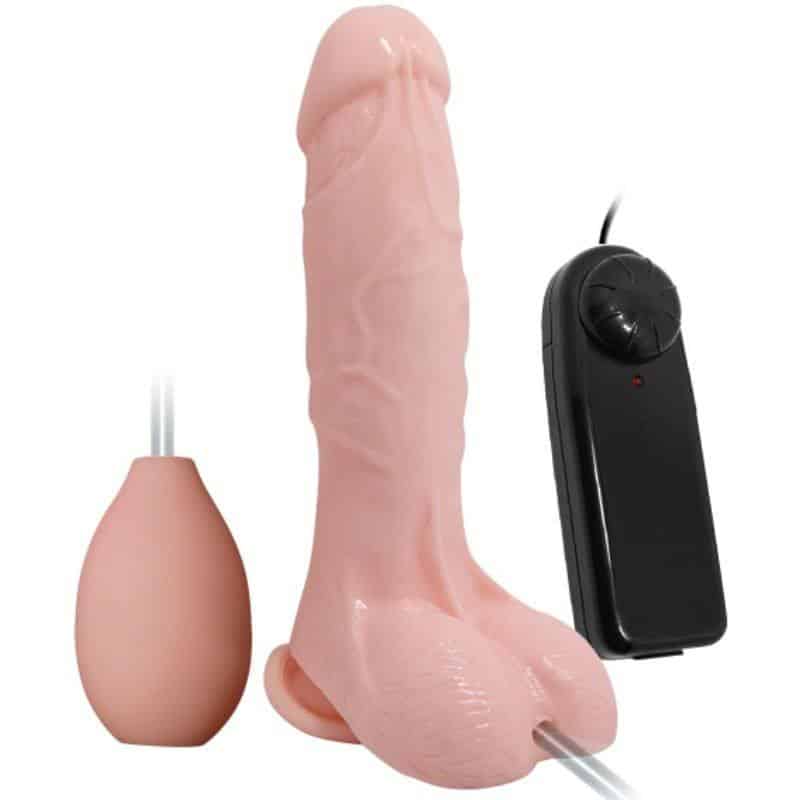 Realistic Vibrator Baile with Ejaculation Spray