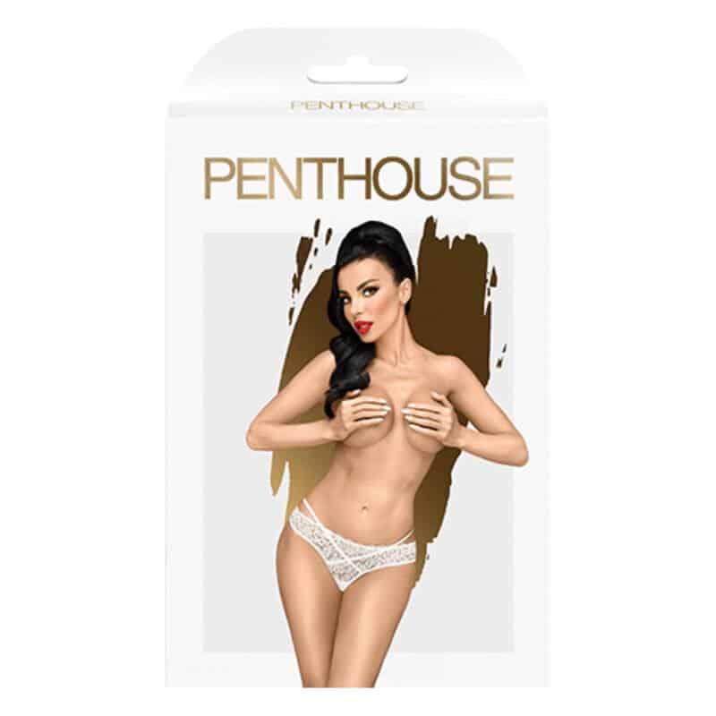 Penthouse - CATCH ME WHITE PANTIES SIZE L/XL Penthouse - CATCH ME WHITE PANTIES SIZE L/XL