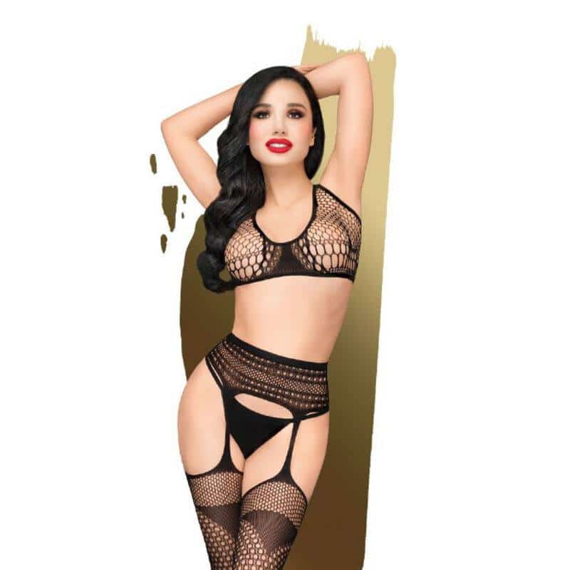 Penthouse Conjunto Lingerie Smoking Gun 3 Tamanhos