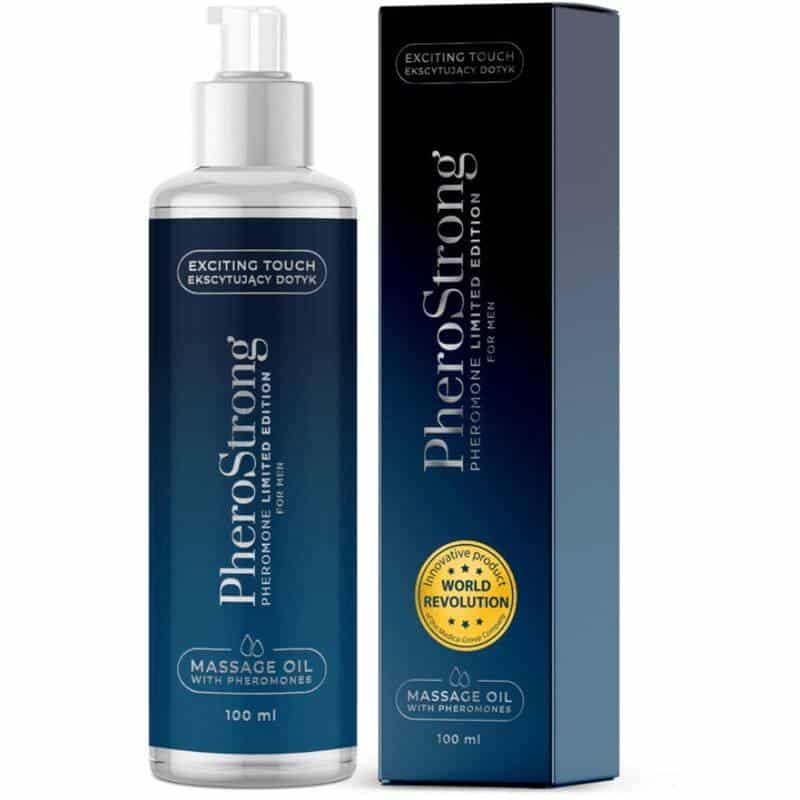 Pherostrong - ÓLEO DE MASSAGEM PARA HOMENS COM FEROMÔNIOS 100 ML