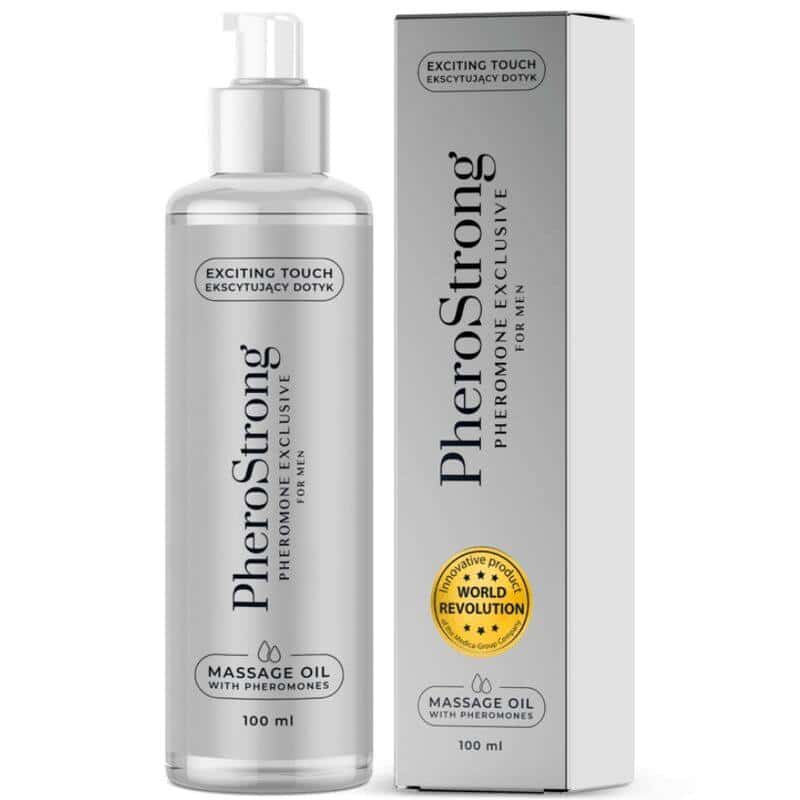 Pherostrong Massage Oil for Men with Arousing Scents