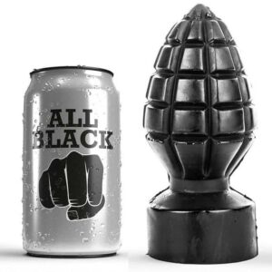 Black Anal Plug 14cm Toy