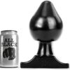 Tapa Anal All Black de 19cm Suave