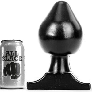 All Black Anal Plug for Deep Stimulation