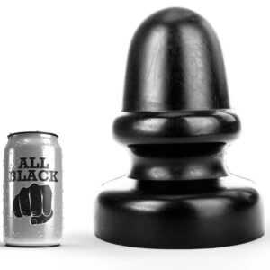 23cm Black Anal Plug Toy
