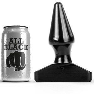 16cm Black Anal Plug for Deep Pleasure