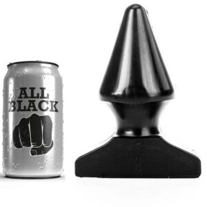 17cm Black Anal Plug for Deep Pleasure