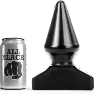 20.5cm Black Anal Cone Plug