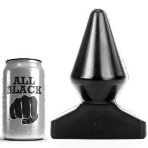 18.5cm Black Anal Plug