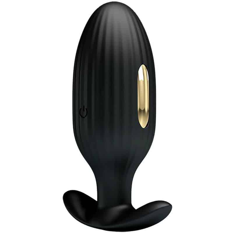 Jefferson Black Anal Plug with App Control Jefferson Black Anal Plug with App Control