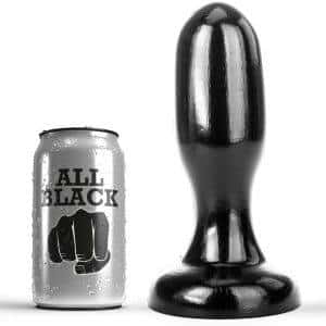 19.5cm Soft Anal Plug All Black