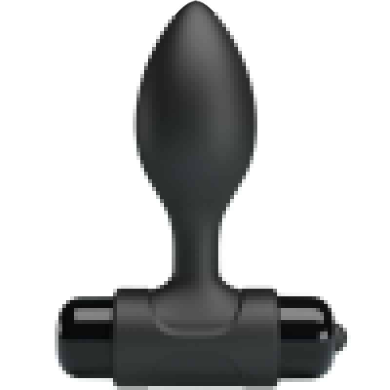 Black VIBRA BUTT 10 Vibrations Anal Plug Black VIBRA BUTT 10 Vibrations Anal Plug