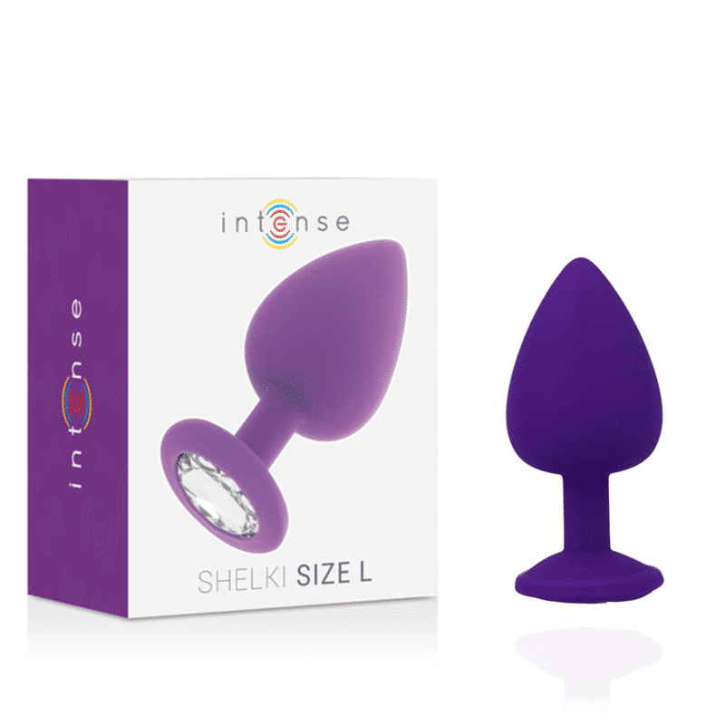 Intense Lilac Anal Plug Shelki L Intense Lilac Anal Plug Shelki L