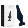 Black Silicone Anal Plug Pipò S 9.8cm