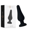 Plug Anal Silicone Preto 11cm Pipò M