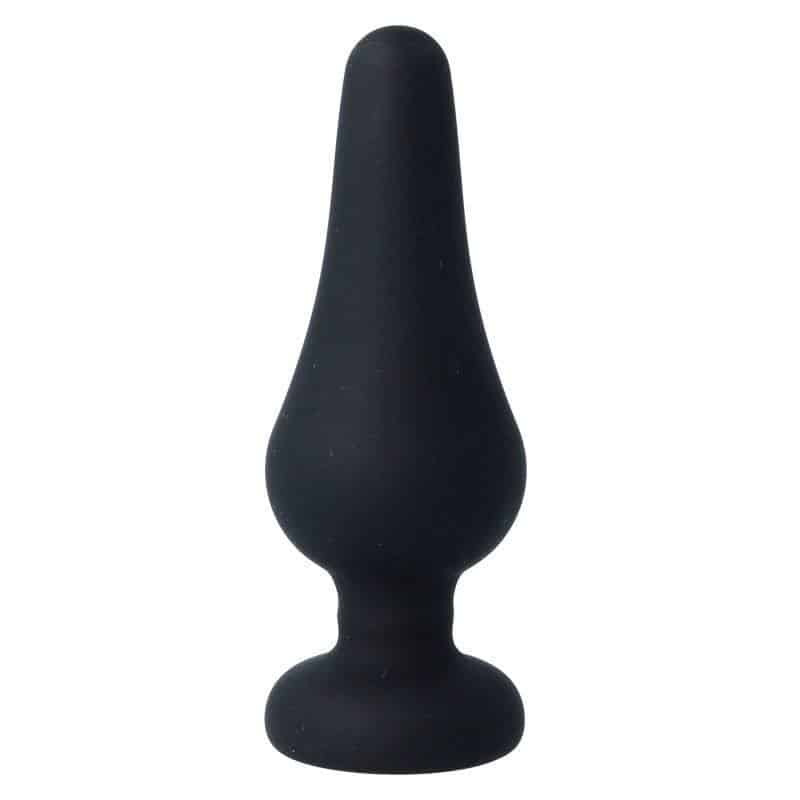 Plug Anal Silicone Preto 13cm Intense Plug Anal Silicone Preto 13cm Intense