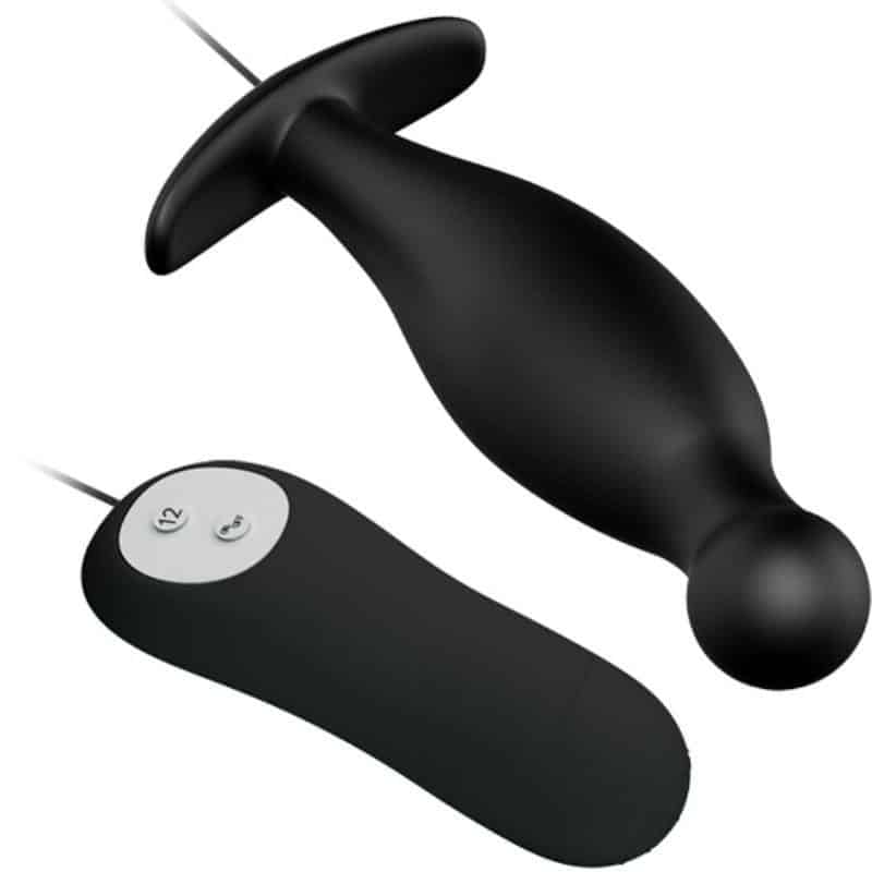 Black Silicone Anal Plug by Pretty Love Black Silicone Anal Plug by Pretty Love