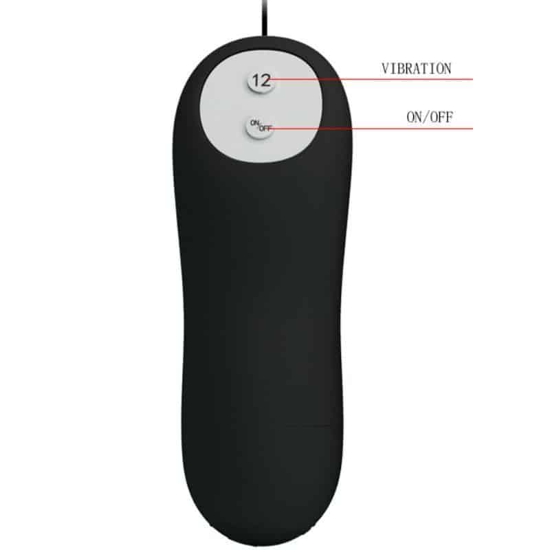 Black Silicone Anal Plug by Pretty Love Black Silicone Anal Plug by Pretty Love