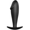 Plug Anal Silicone Pretty Love Pênis Falso Preto