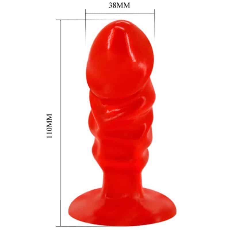 Plug Anal Unissex Baile com Sucção Plug Anal Unissex Baile com Sucção