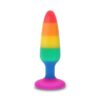 Plug Twink Orgulho 8,5cm Bandeira LGBT