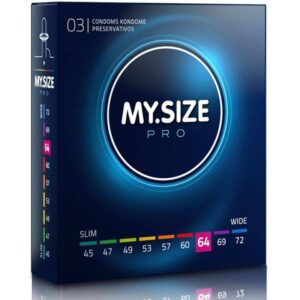 Pro Condoms 64mm 3 Pack