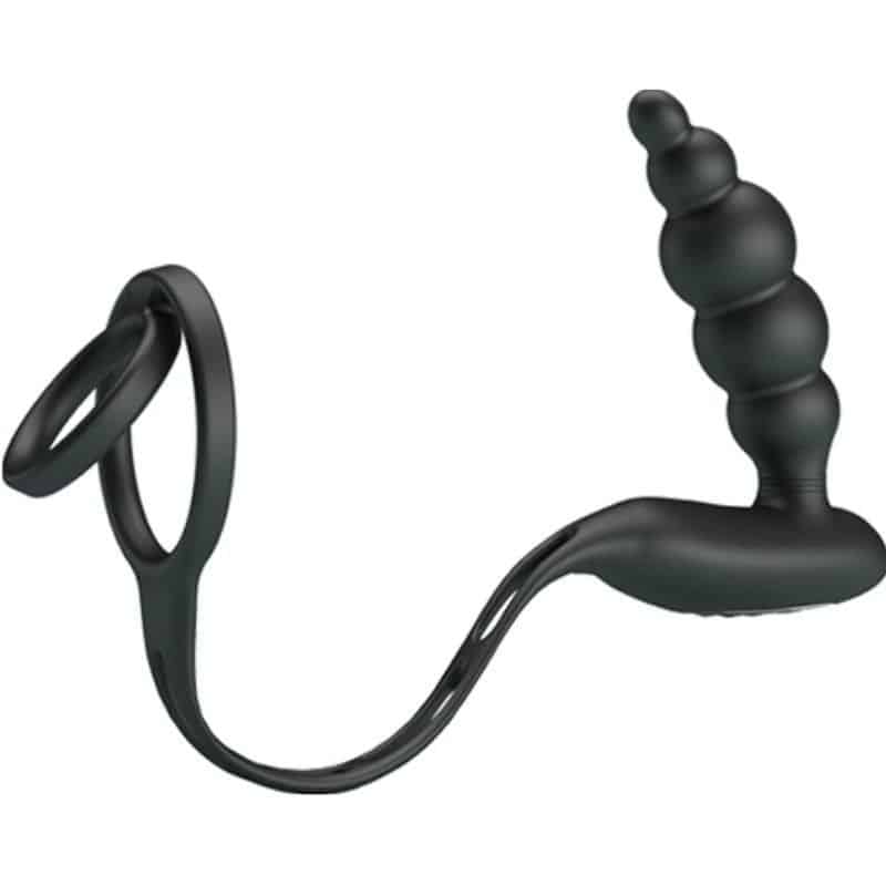 Pretty Love Penis Ring Vibrator Plug Pretty Love Penis Ring Vibrator Plug