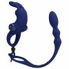 Pretty Love AYAD Rabbit Vibrator Ring for Couples Blue