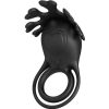 Pretty Love Ruben Black Silicone Vibrating Ring