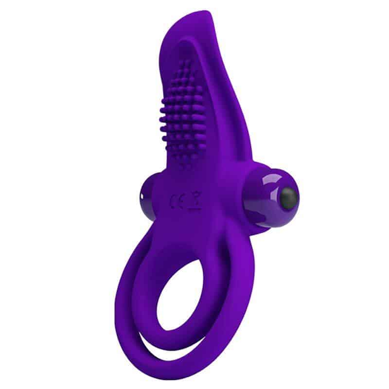 Pretty Love Purple Vibrating Cock Ring