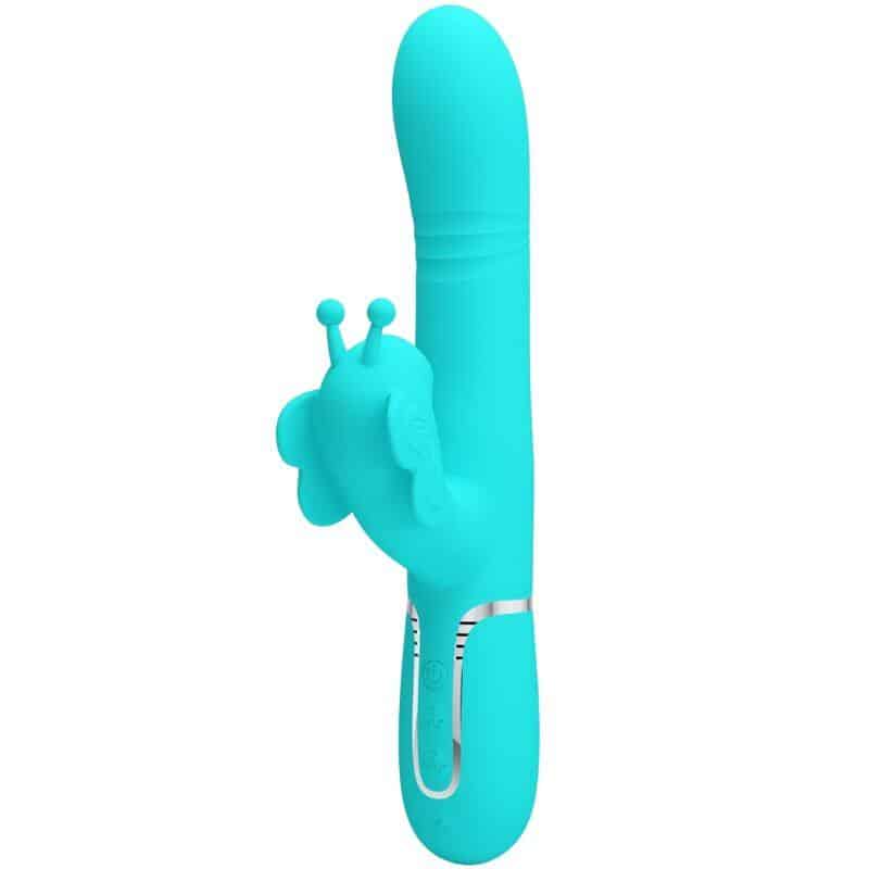 Pretty Love - Butterfly Green Waterproof Rabbit Vibrator