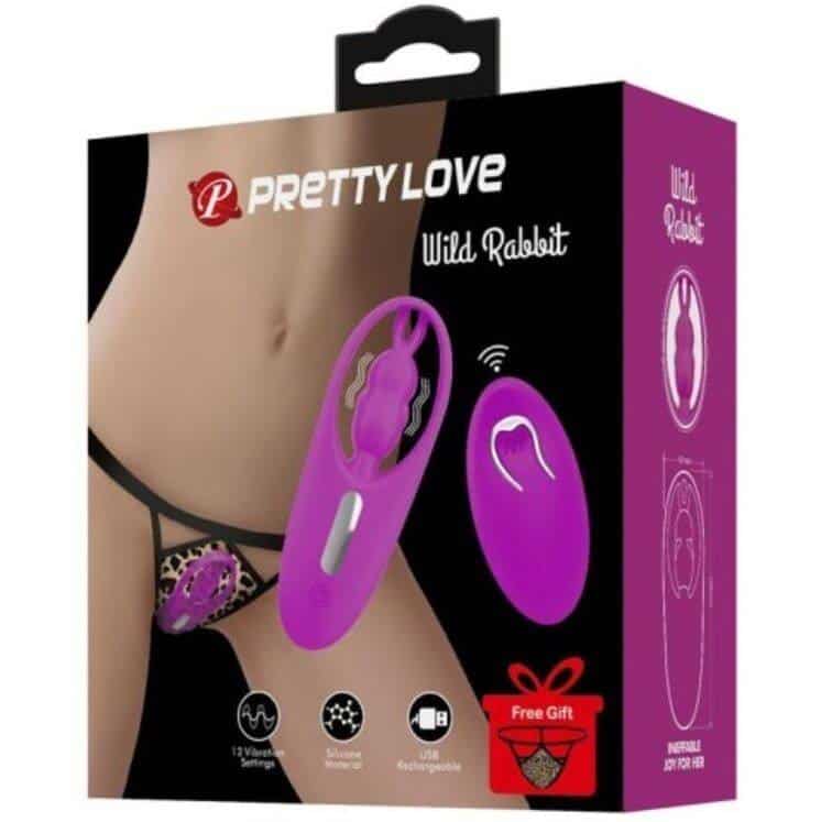 Pretty Love - REMOTE ControlLED PANTY RABBIT STIMULATOR IN LILAC Pretty Love - REMOTE ControlLED PANTY RABBIT STIMULATOR IN LILAC