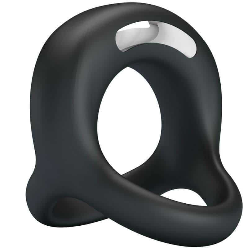 Pretty Love Black Elliott Ring Vibrator for Men Pretty Love Black Elliott Ring Vibrator for Men