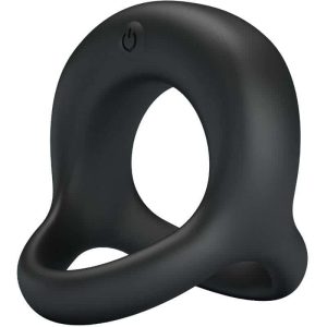 Pretty Love Black Elliott Ring Vibrator for Men