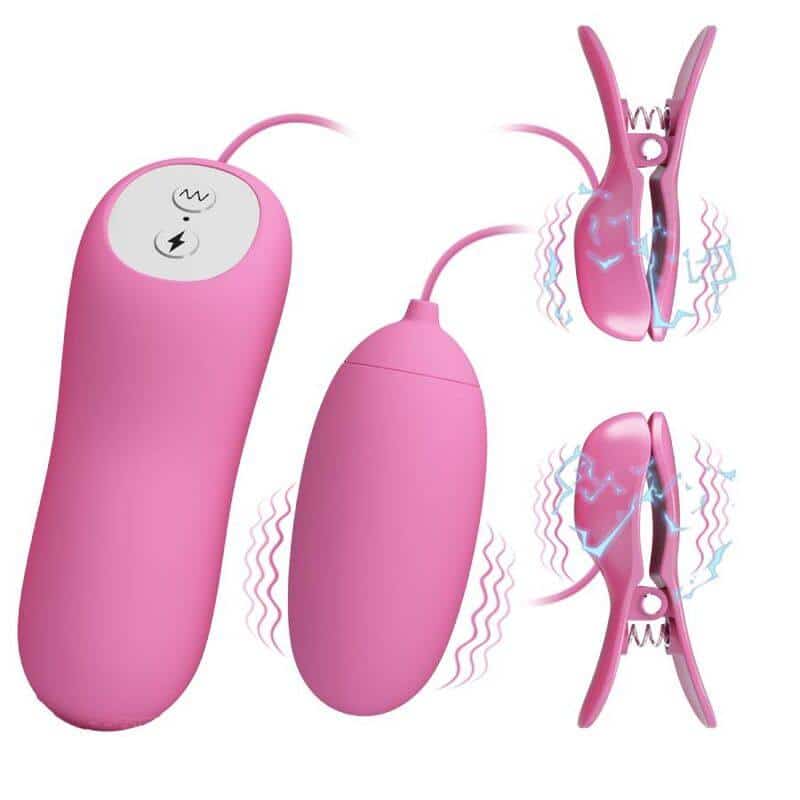 Pretty Love - Estimulador de Mamilos com Vibração Rosa Pretty Love - Estimulador de Mamilos com Vibração Rosa