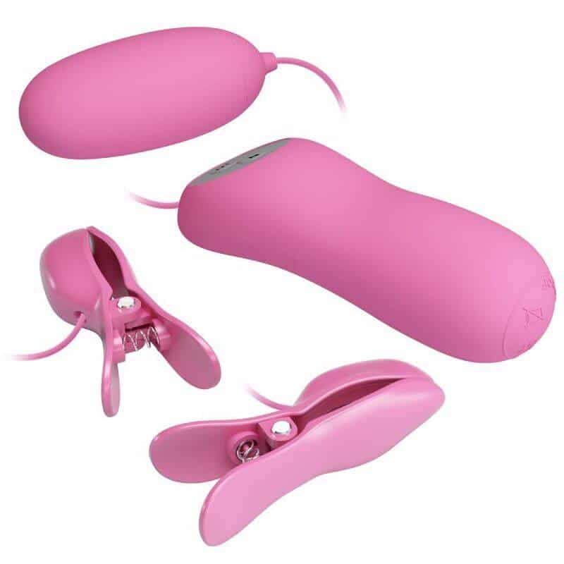 Pretty Love - Estimulador de Mamilos com Vibração Rosa Pretty Love - Estimulador de Mamilos com Vibração Rosa