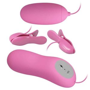 Pretty Love - Pinzas de Estimulación con Electrochoque y Vibración