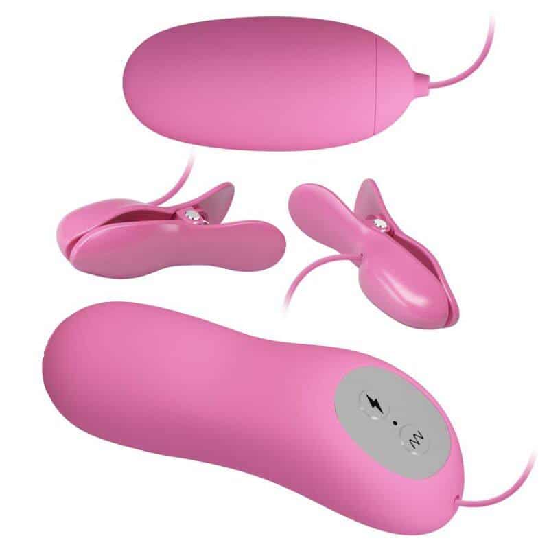 Pretty Love - Estimulador de Mamilos com Vibração Rosa