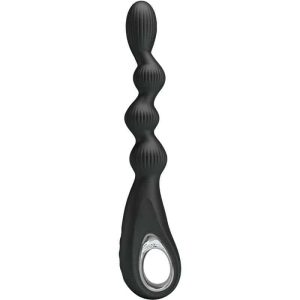 Pretty Love Federer Black Anal Vibrator 12 Speed