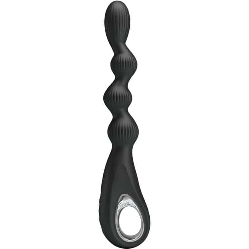 Pretty Love Federer Black Anal Vibrator 12 Speed