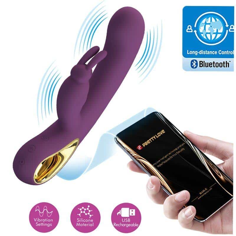 Pretty Love - LIAM PURPLE RABBIT VIBRATOR & G SPOT ENHANCER