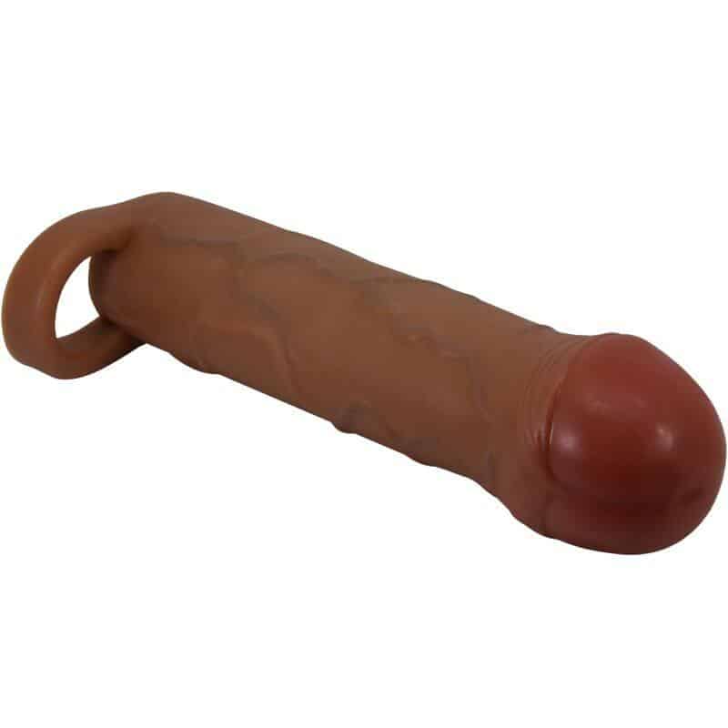 Pretty Love - PENIS SLEEVE WITH 2.5 CM EXTENSION IN MULATTO Pretty Love - PENIS SLEEVE WITH 2.5 CM EXTENSION IN MULATTO