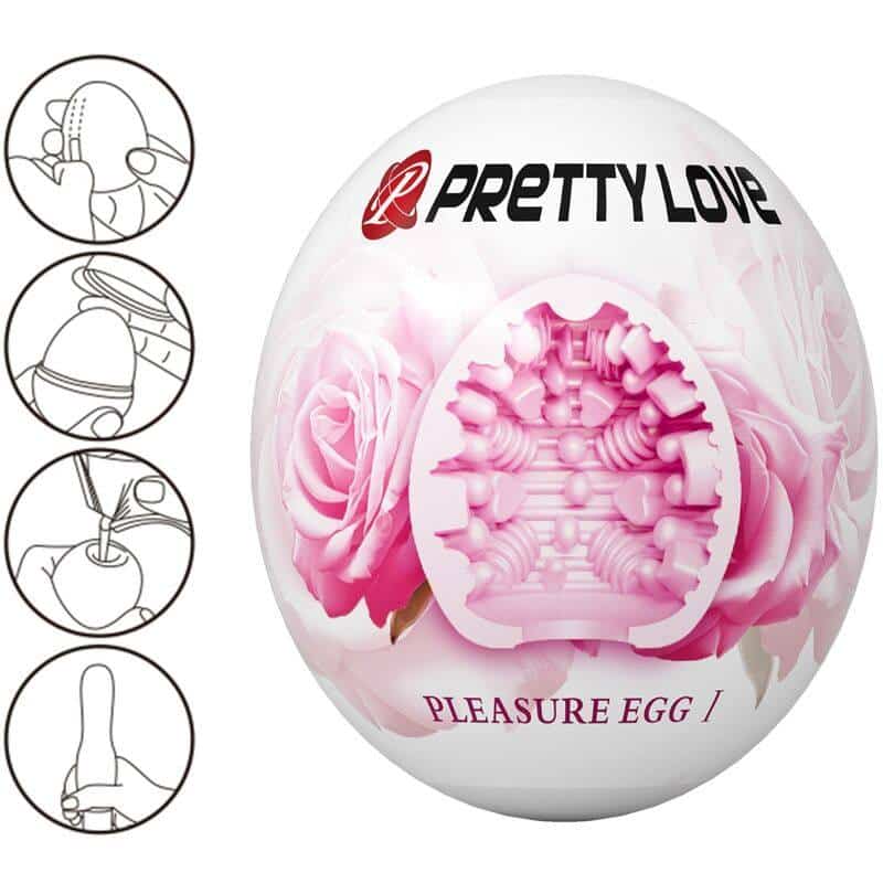 Pretty Love Male Pink Egg Stimulator