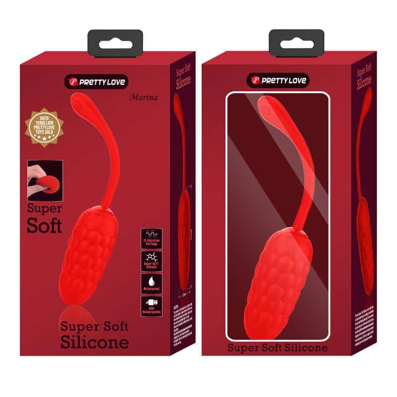Pretty Love Vibrating Egg with 12 Functions Marine Design