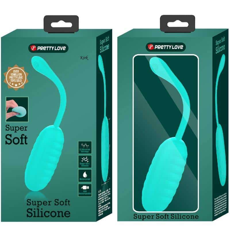 Pretty Love Kirk Aqua Green Rechargeable Vibrator Egg